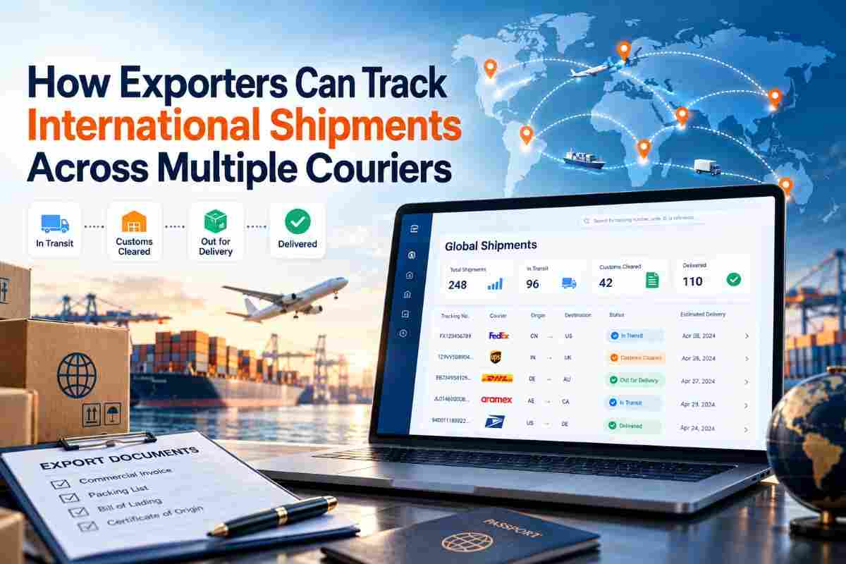 How Exporters Can Track International Shipments Across Multiple Couriers
