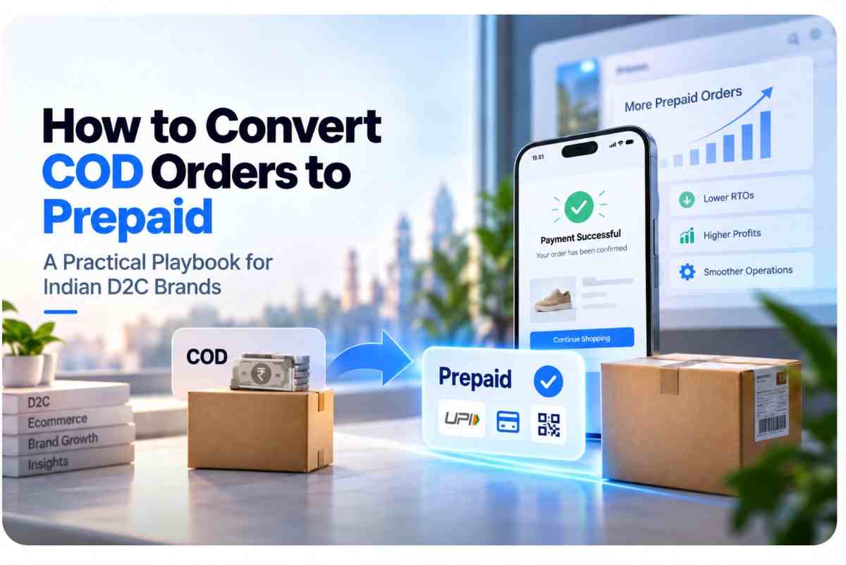 How to Convert COD Orders to Prepaid: A Practical Playbook for Indian D2C Brands