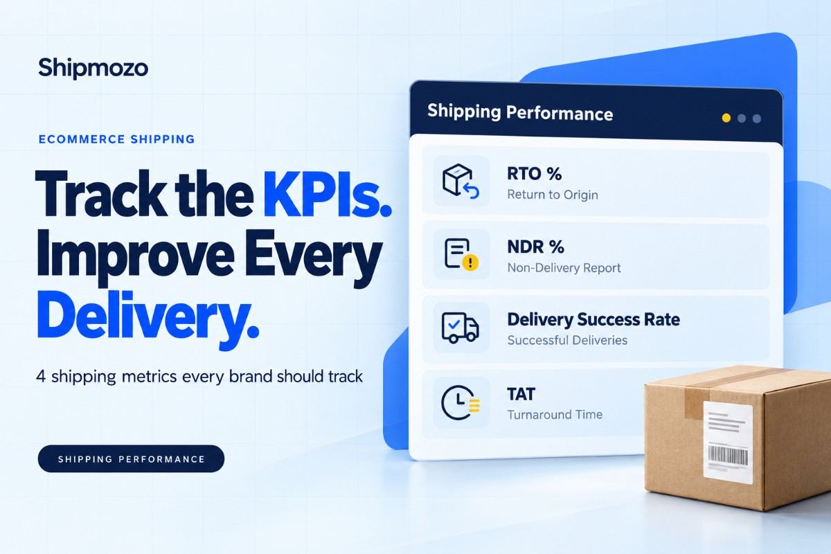 Shipping KPIs Every eCommerce Brand Should Track: RTO %, NDR %, Delivery Success Rate and TAT