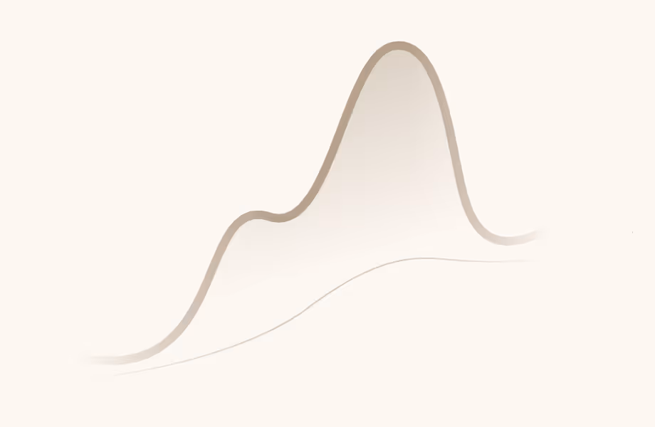a line drawing of a curve