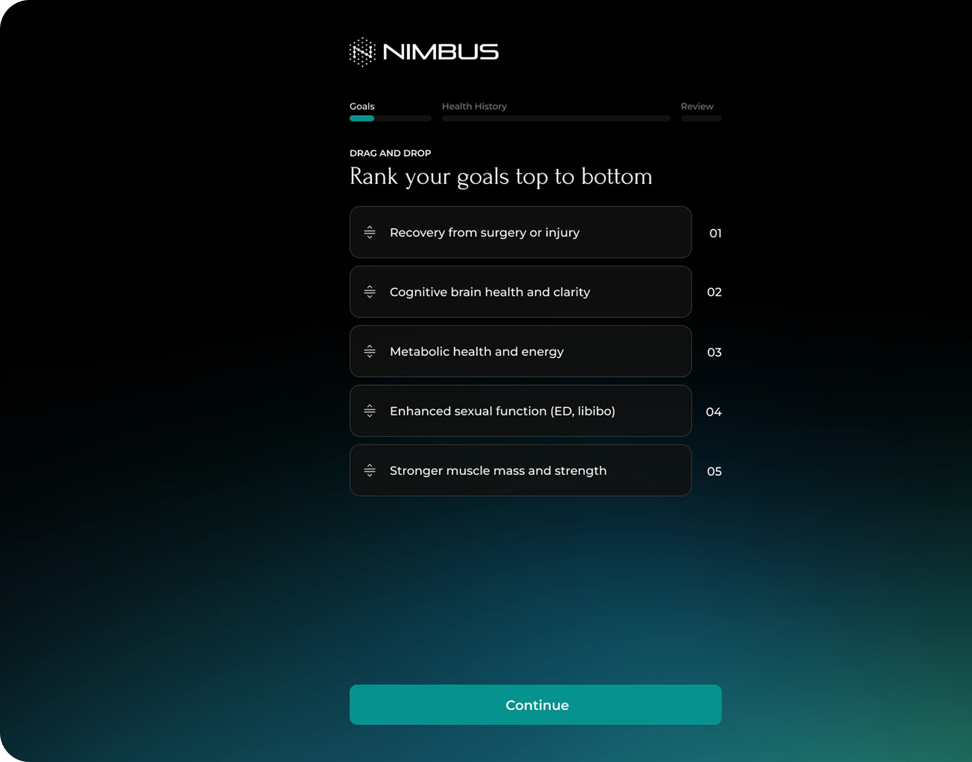 Nimbus weight loss
