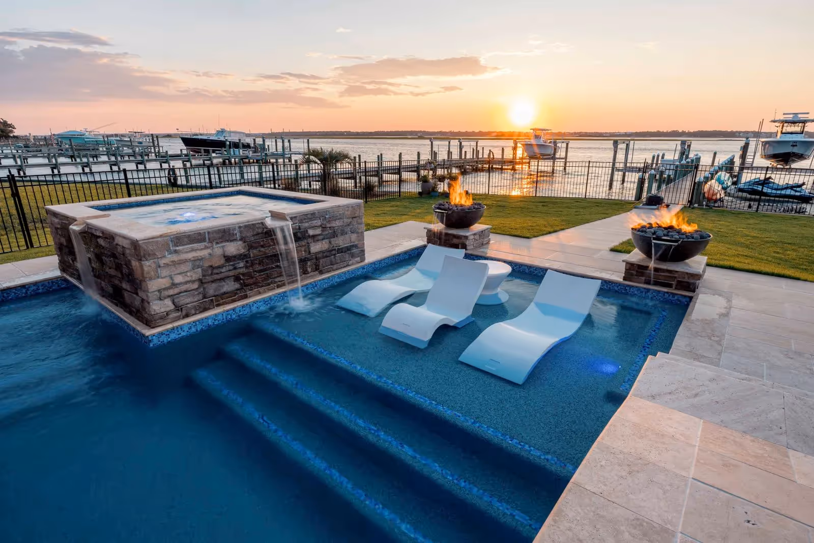 Custom Pool in Surf City, NC