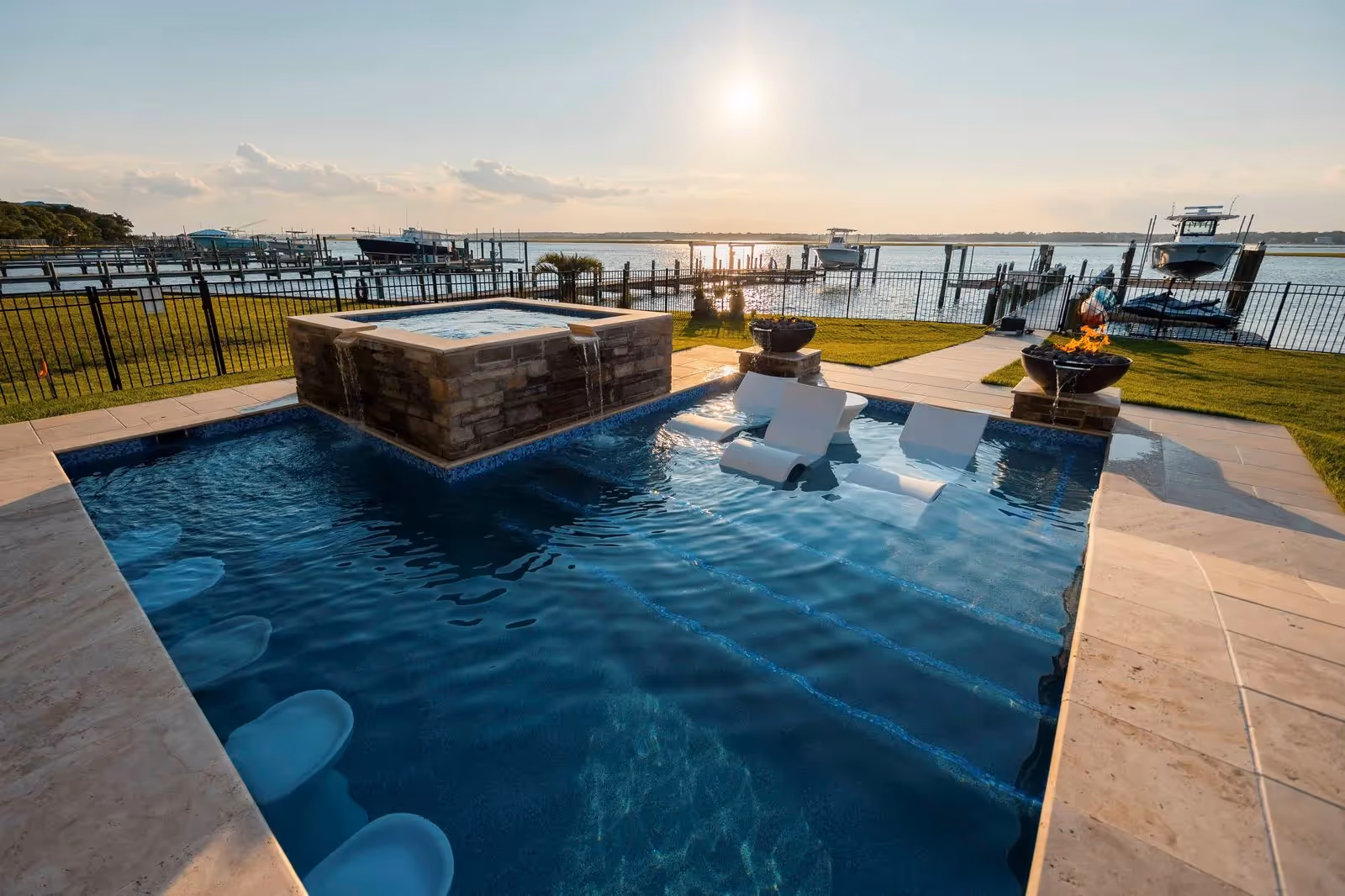 Custom Pool in Surf City, NC