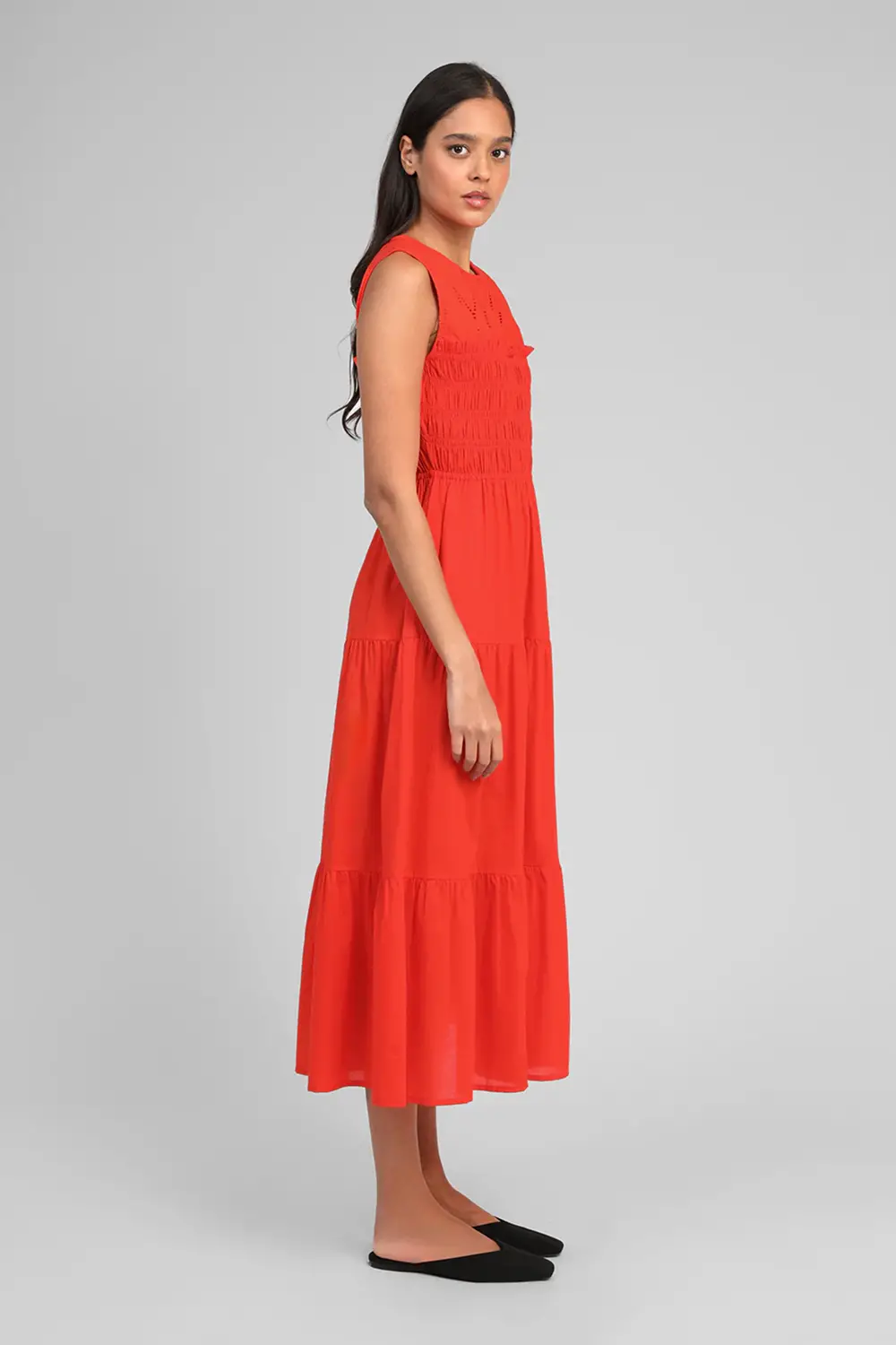 Dama Dress - Warm Orange