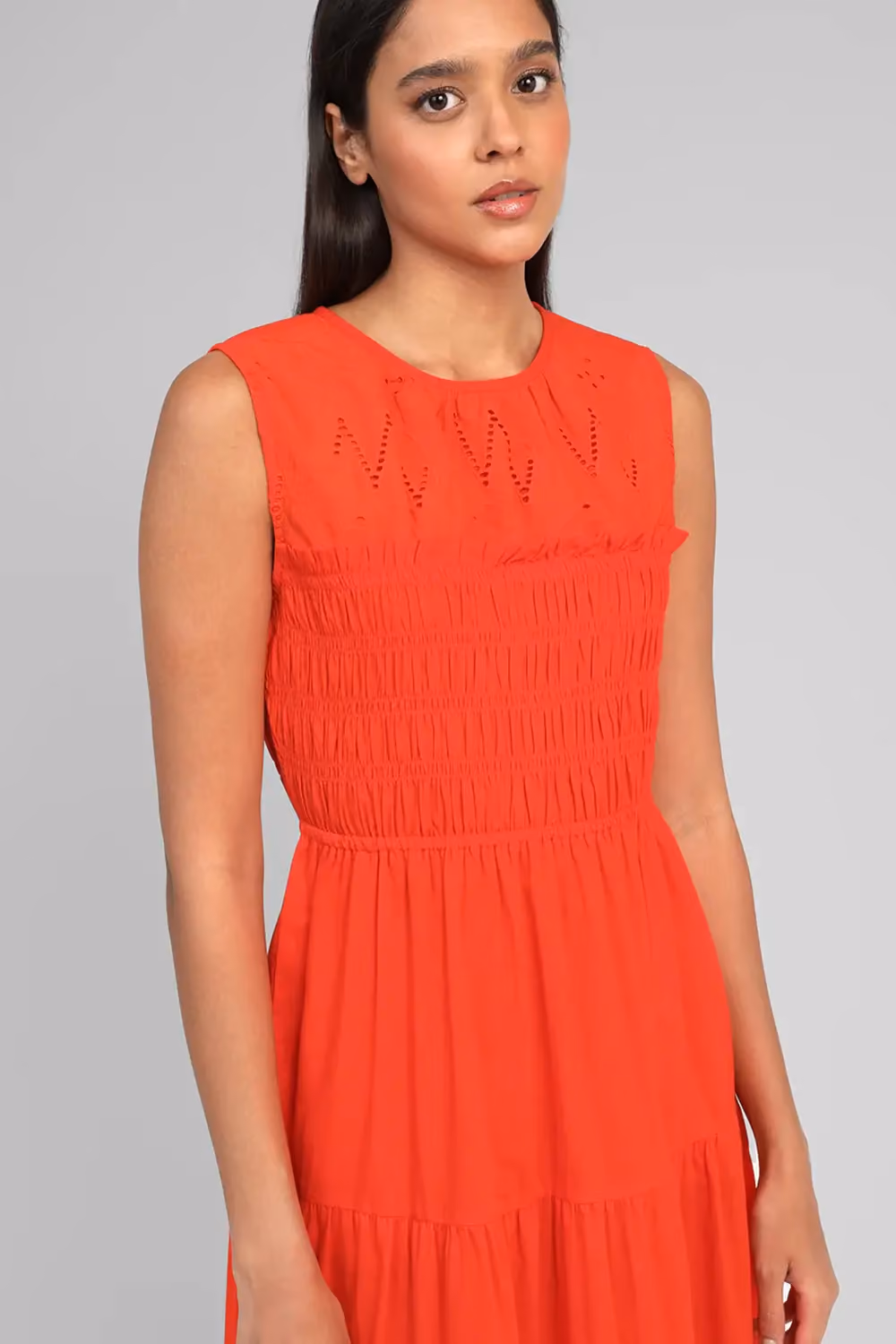 Dama Dress - Warm Orange
