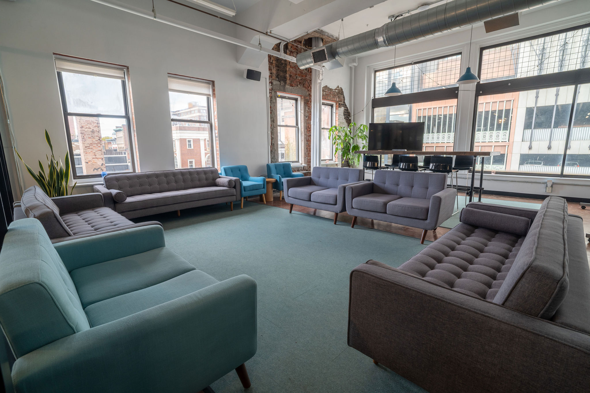 Kitchenette and seating