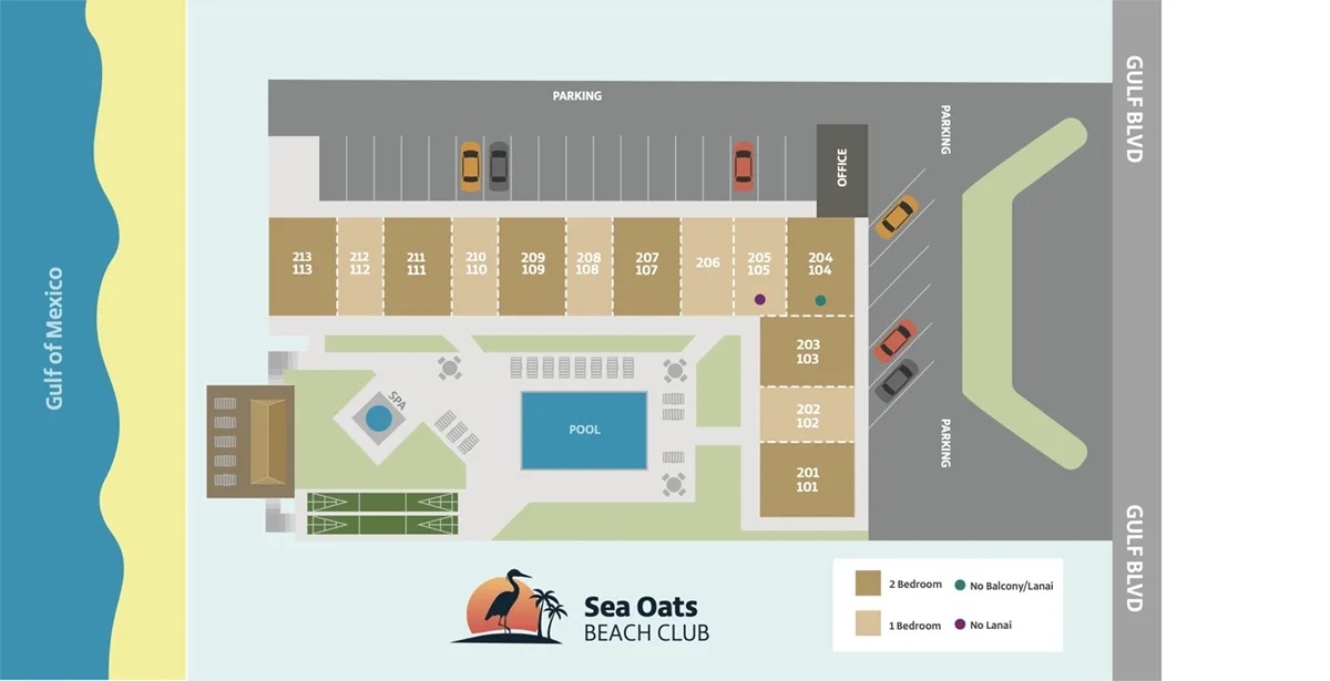 Sea Oats Map