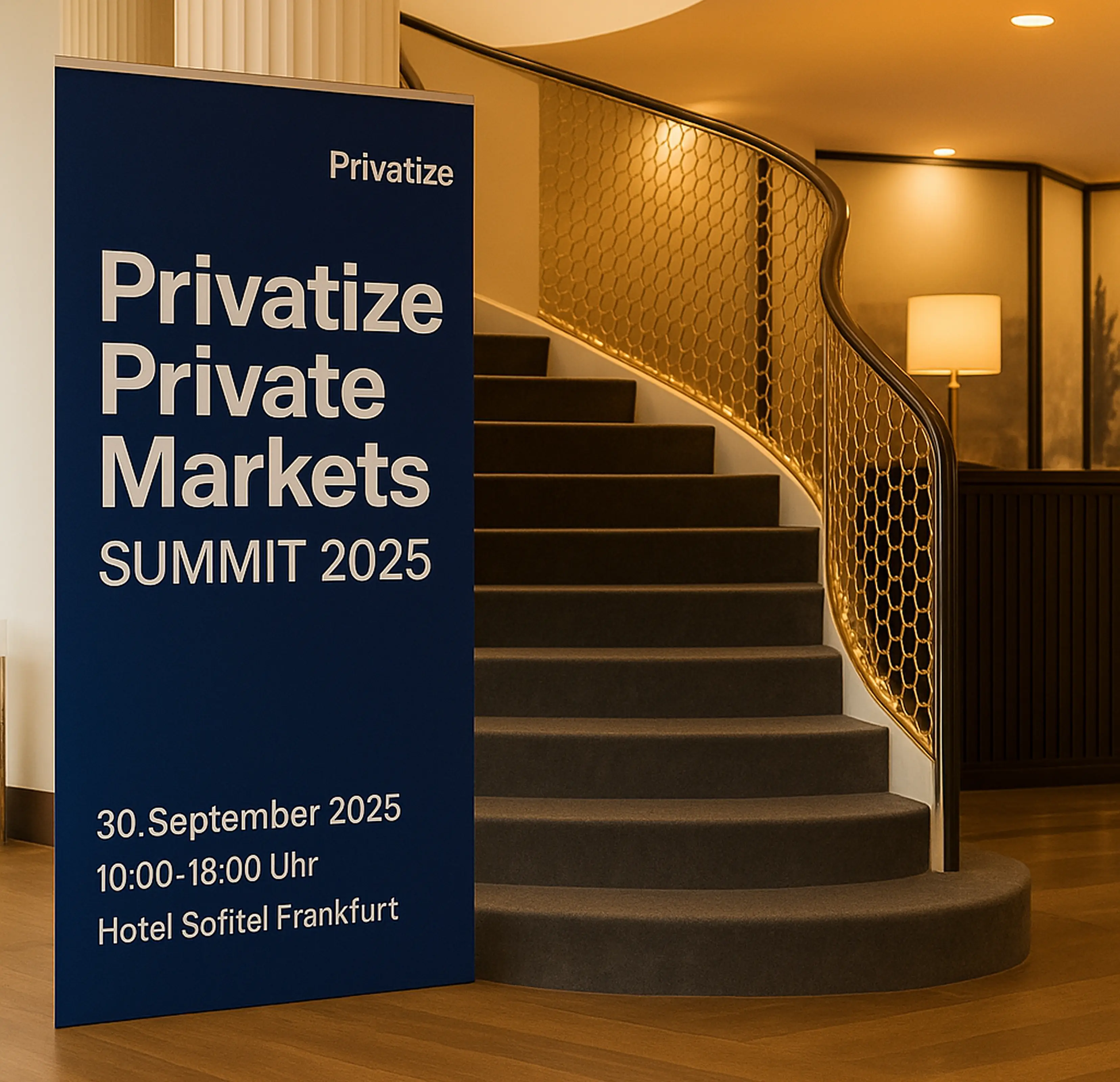 The Privatize Private Markets Summit 2025 is happening on the 30.th September this year 2025 at Sofitel Frankfurt.