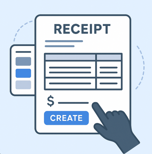 receipt tempate free