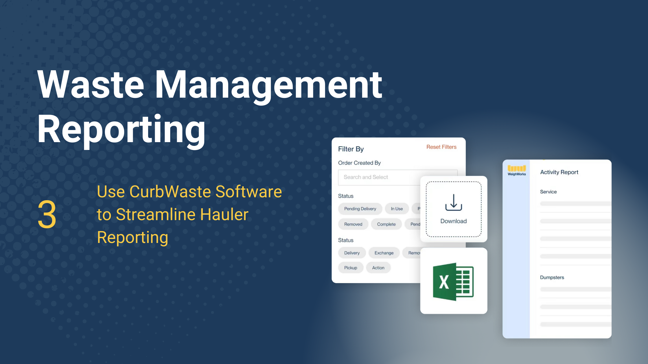 waste management reporting profitability