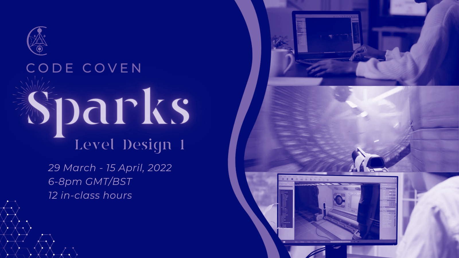 Code Coven's Sparks Program banner