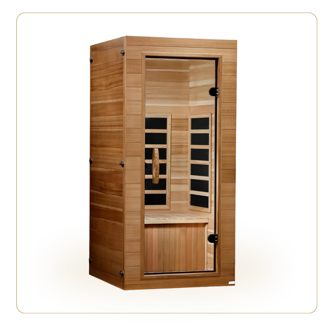 DYNAMIC SAUNAS Elite 1-Person Infrared Cabin