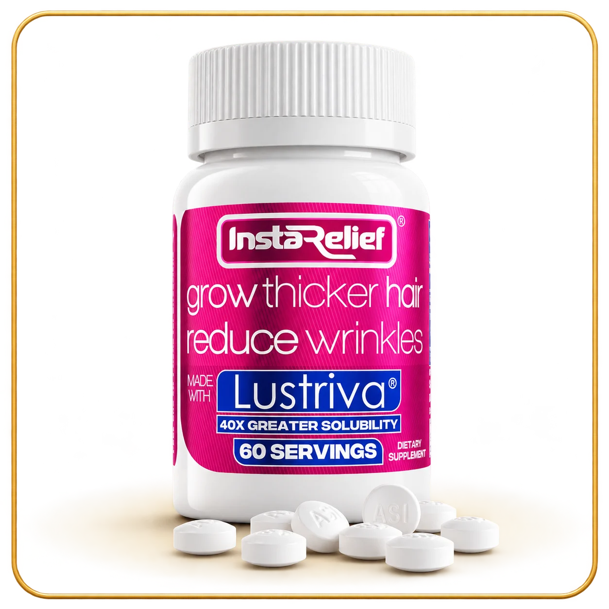 InstaRelief Hair Growth with Lustriva