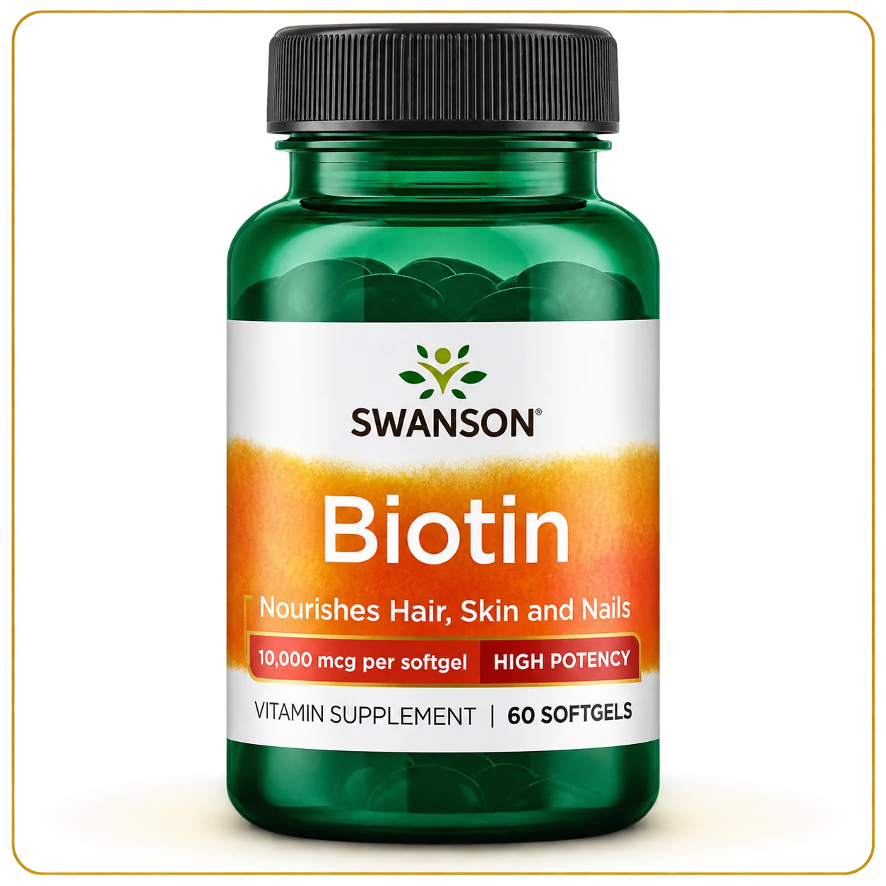 Swanson Biotin, 10,000 mcg