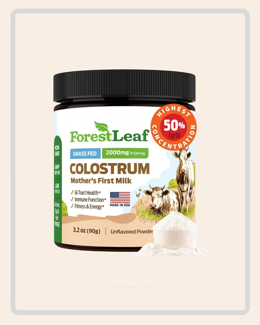 The Ritual Guide - best bovine colostrum powders - forest leaf