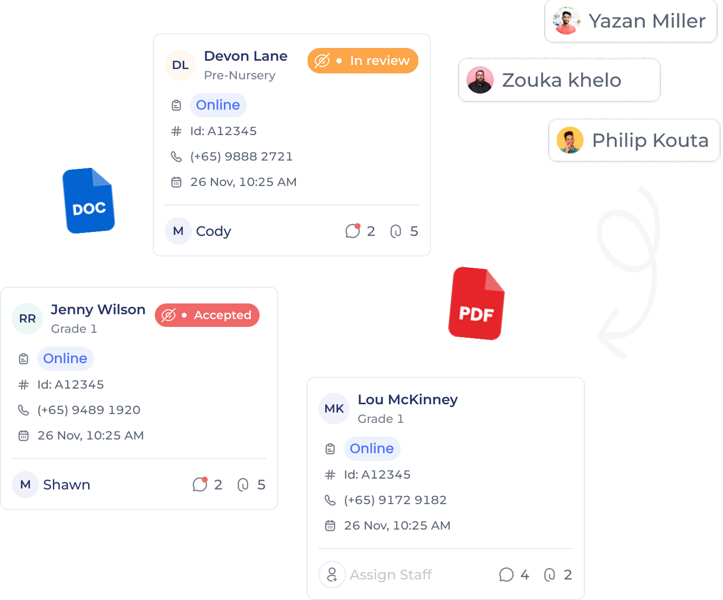 school admission management