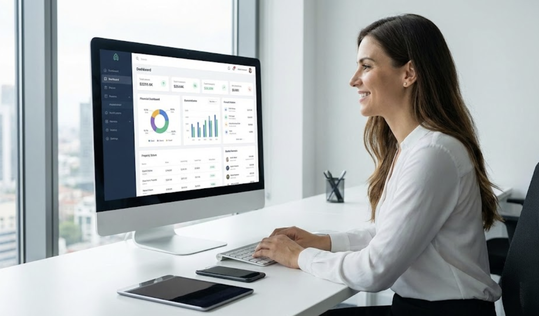 Successful and happy vacation rental property manager closing their books faster than ever before with Clearing.