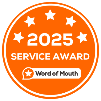 2024 Word of Mouth Service Award Badge