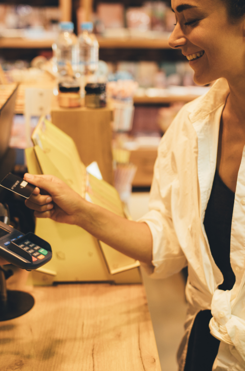 eZAR Retailer Payment Young Woman