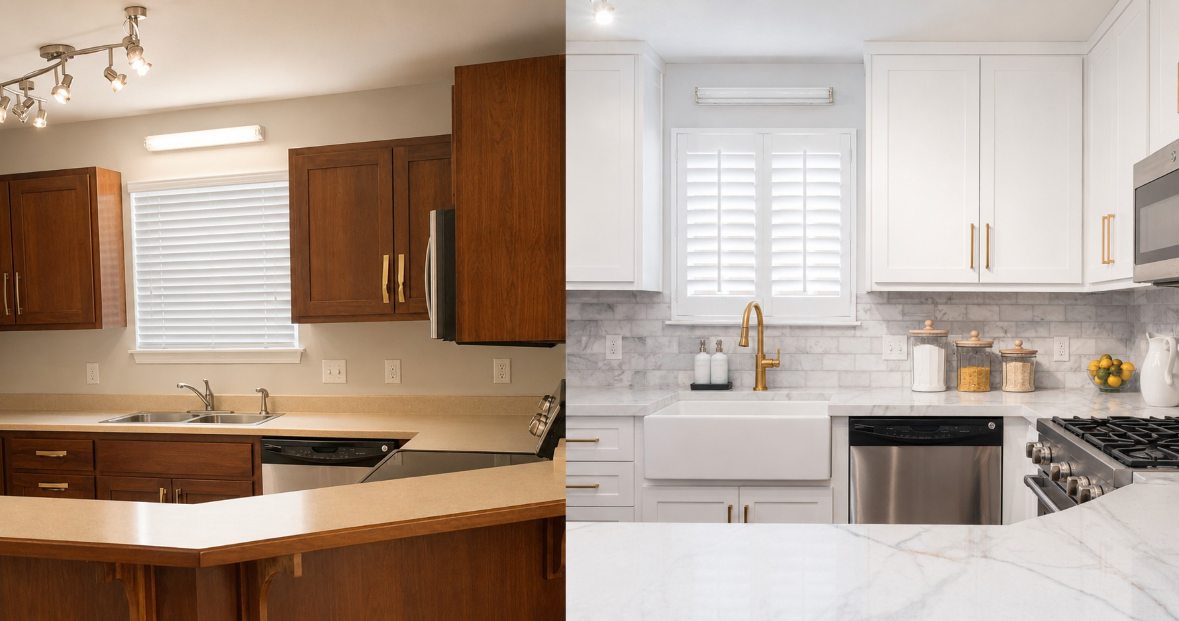 How to Replace Old Cabinets and Countertops in a Stafford Kitchen (Cost, Timeline, Options)