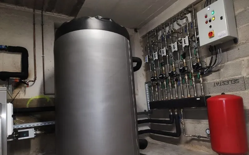 Chantier fini ! Pompe à chaleur pour immeuble à Sélestat