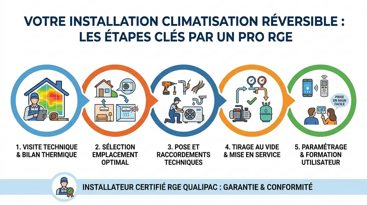 Schéma climatisation réversible Alsace