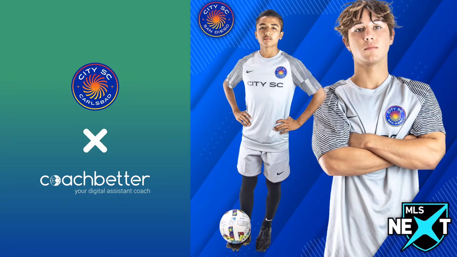 City SC Carlsbad, coachbetter, Press Release, Partnership