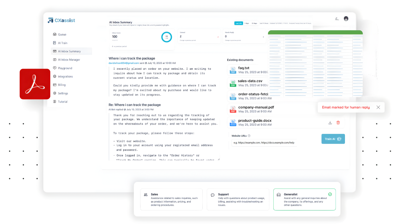 AI email assistant