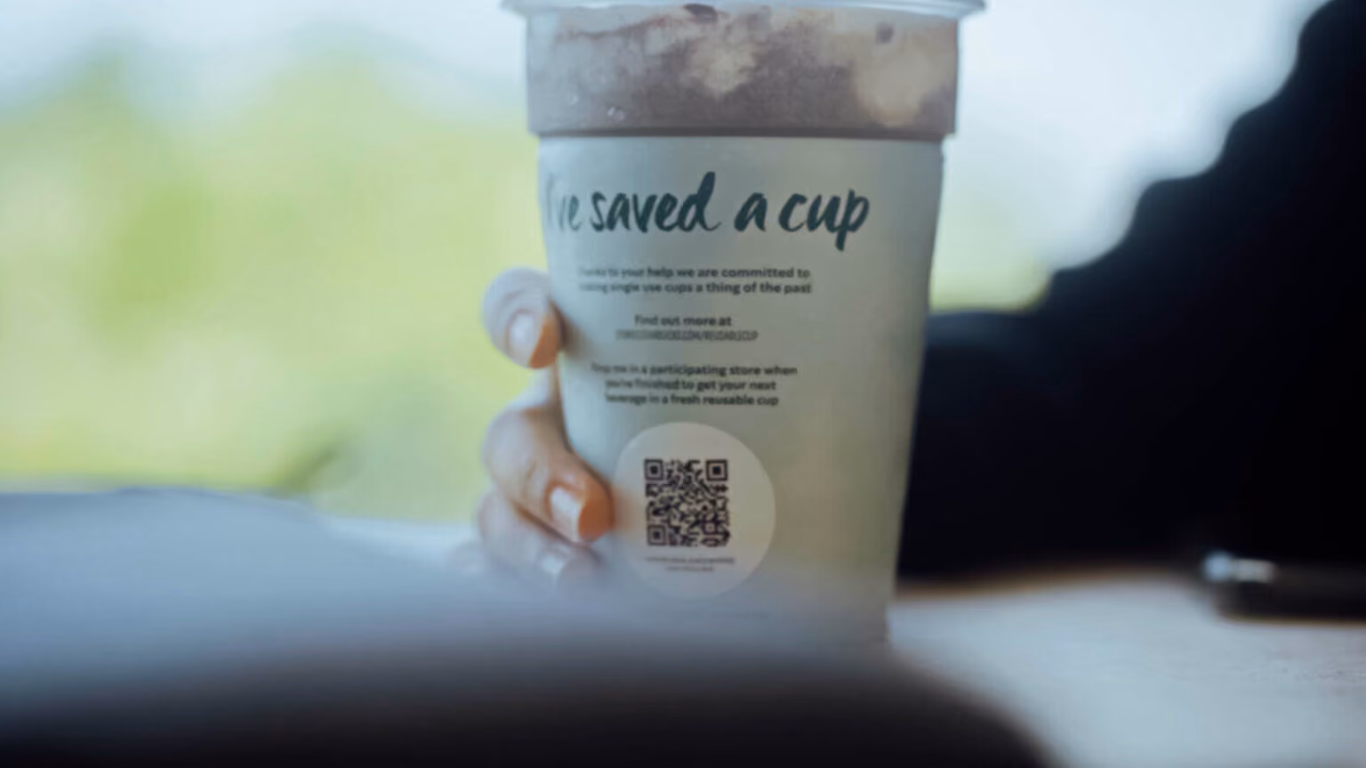 QR Code on Coffee Mug