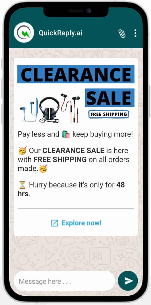 Clearance Sale