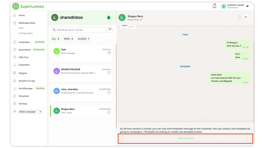 Superlemon Dashboard UI