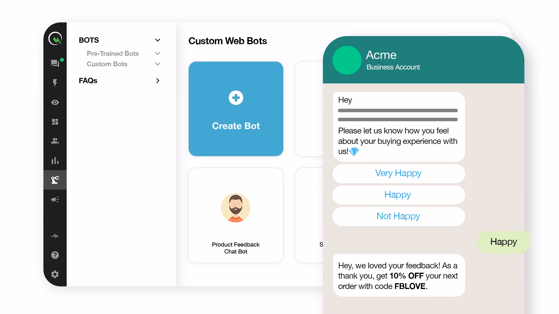Custom Chatbot builder 