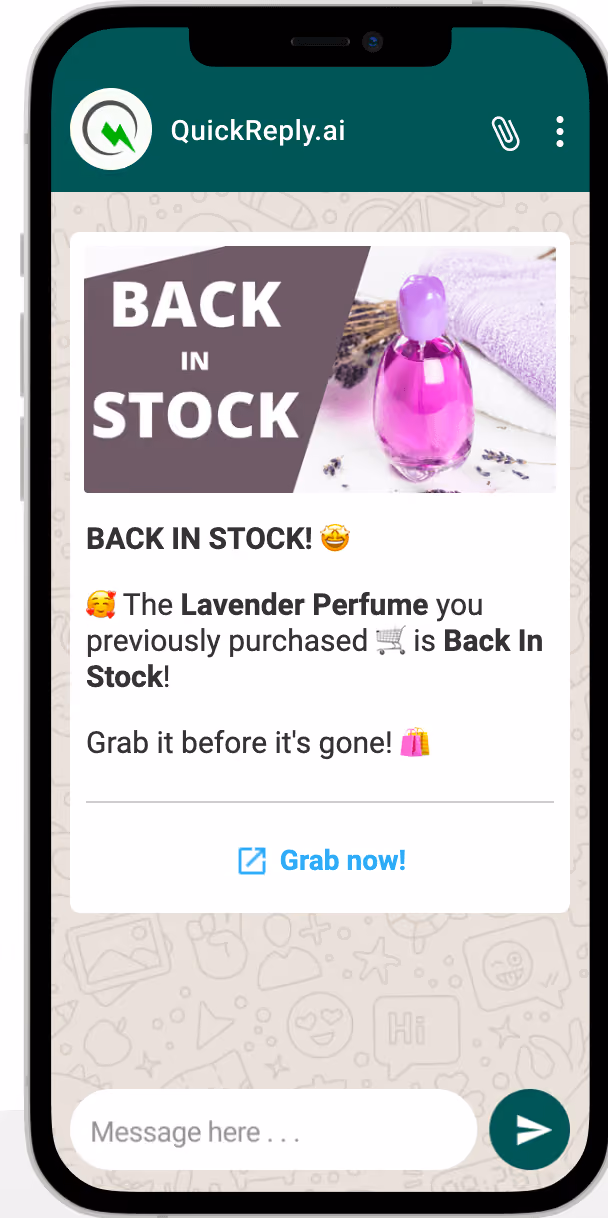 Restock Campaign Template