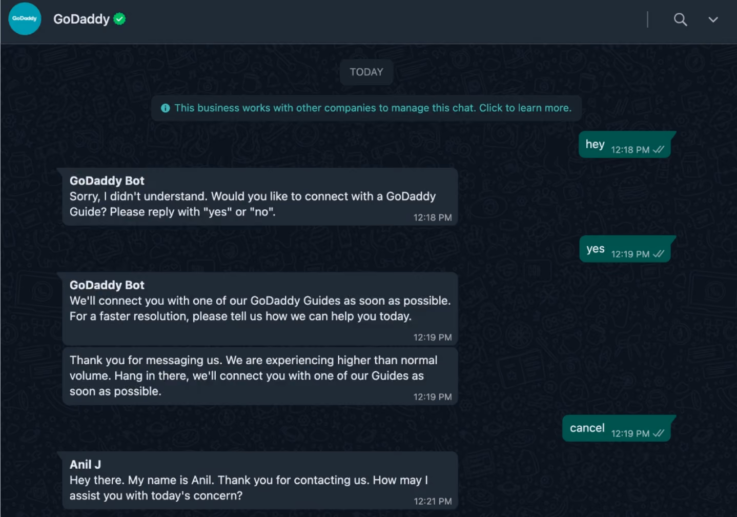 GoDaddy - Customer Support