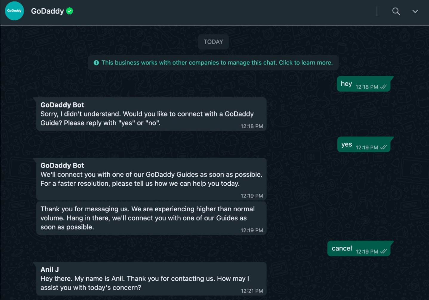 GoDaddy - Customer Support