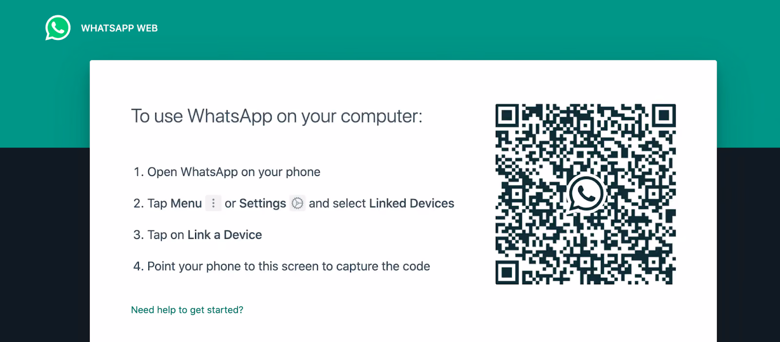 WhatsApp QR Code