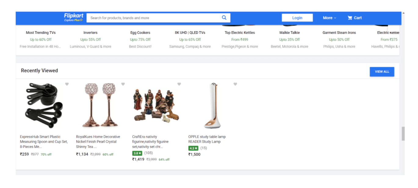 Recently Viewed Products