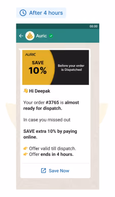 COD orders have a return rate of 40%