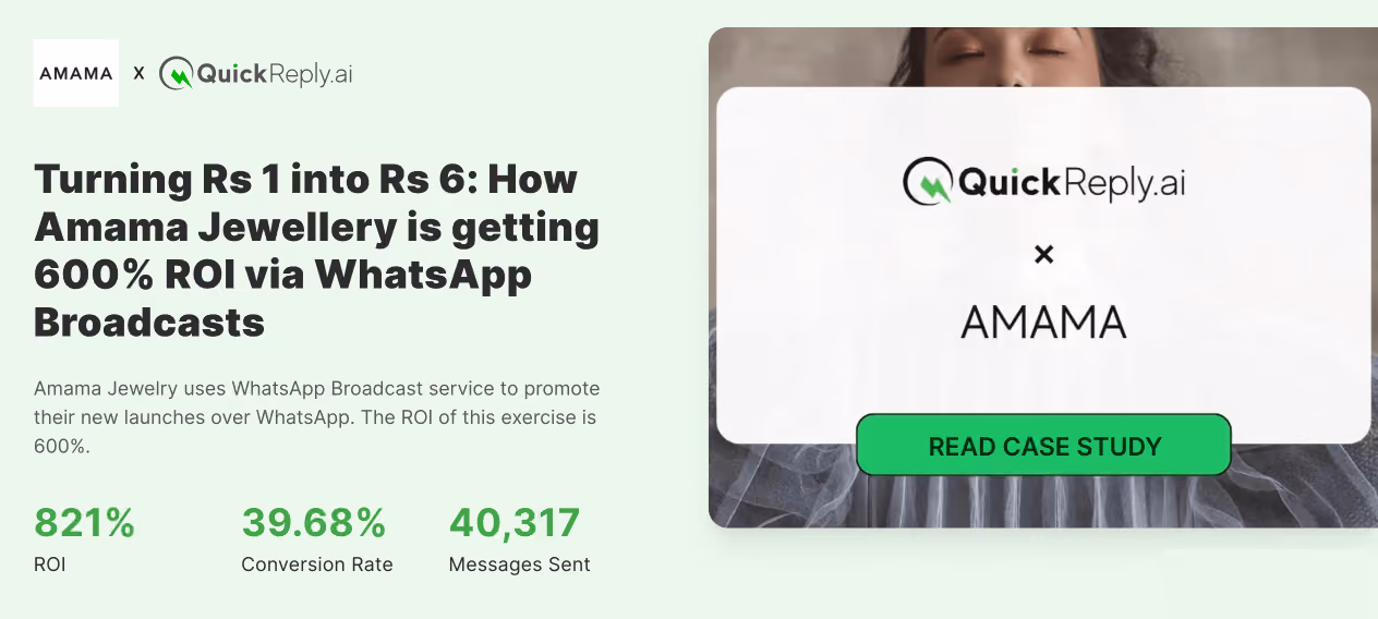 QuickReply.ai X Amama