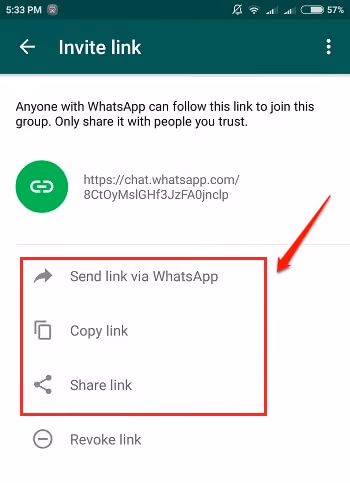 WhatsApp Group Invite Link