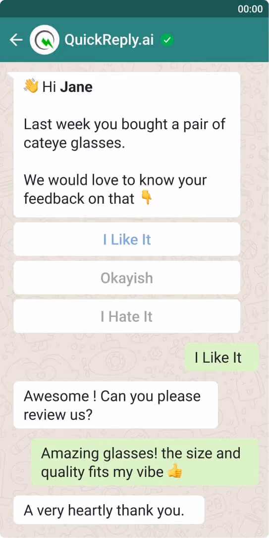 product review feedback bfcm