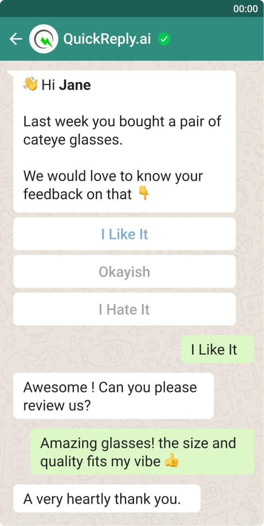 product review feedback bfcm