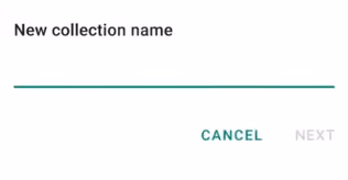 Add Collection Name