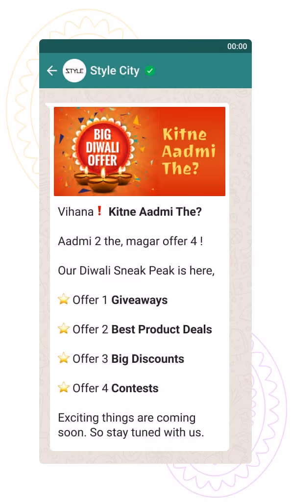Best Diwali marketing messages