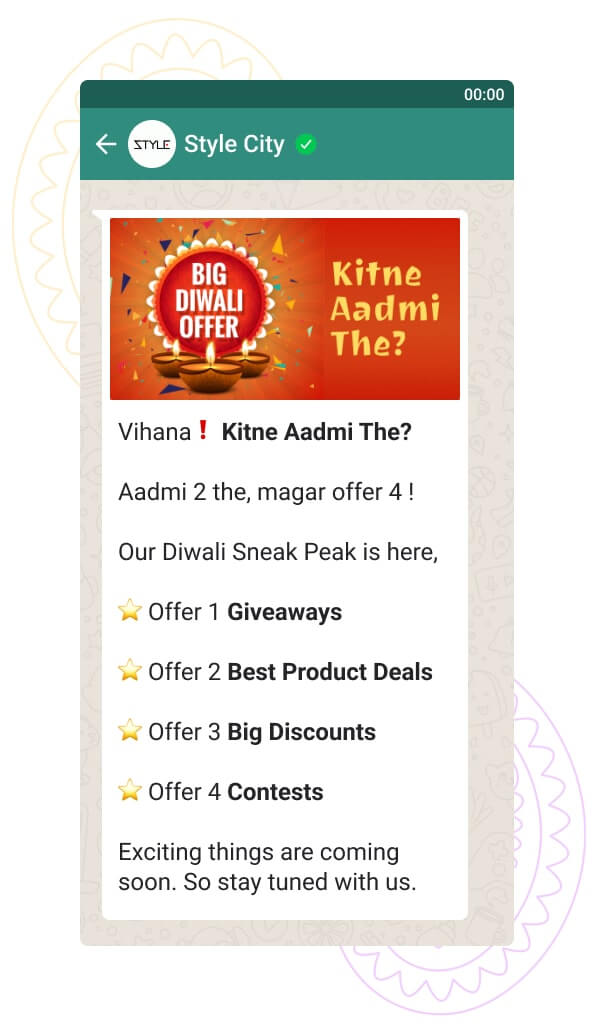 Best Diwali marketing messages