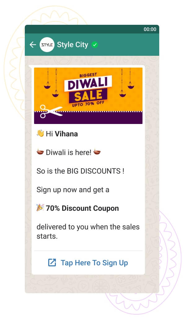 Diwali demand generation messages