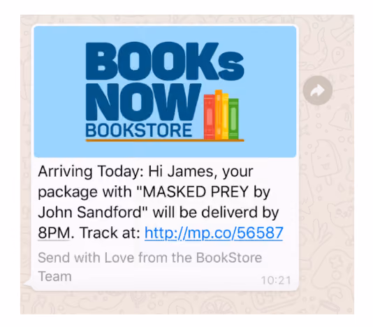 Books now WhatsApp Chat
