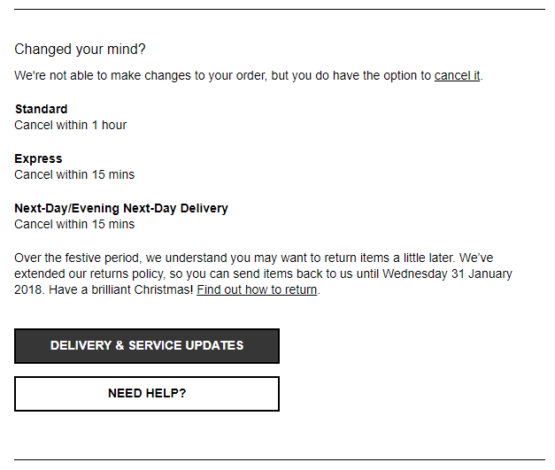 Refund/Return Policy