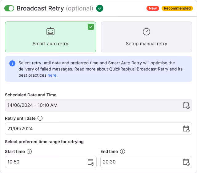 Broadcast Retry