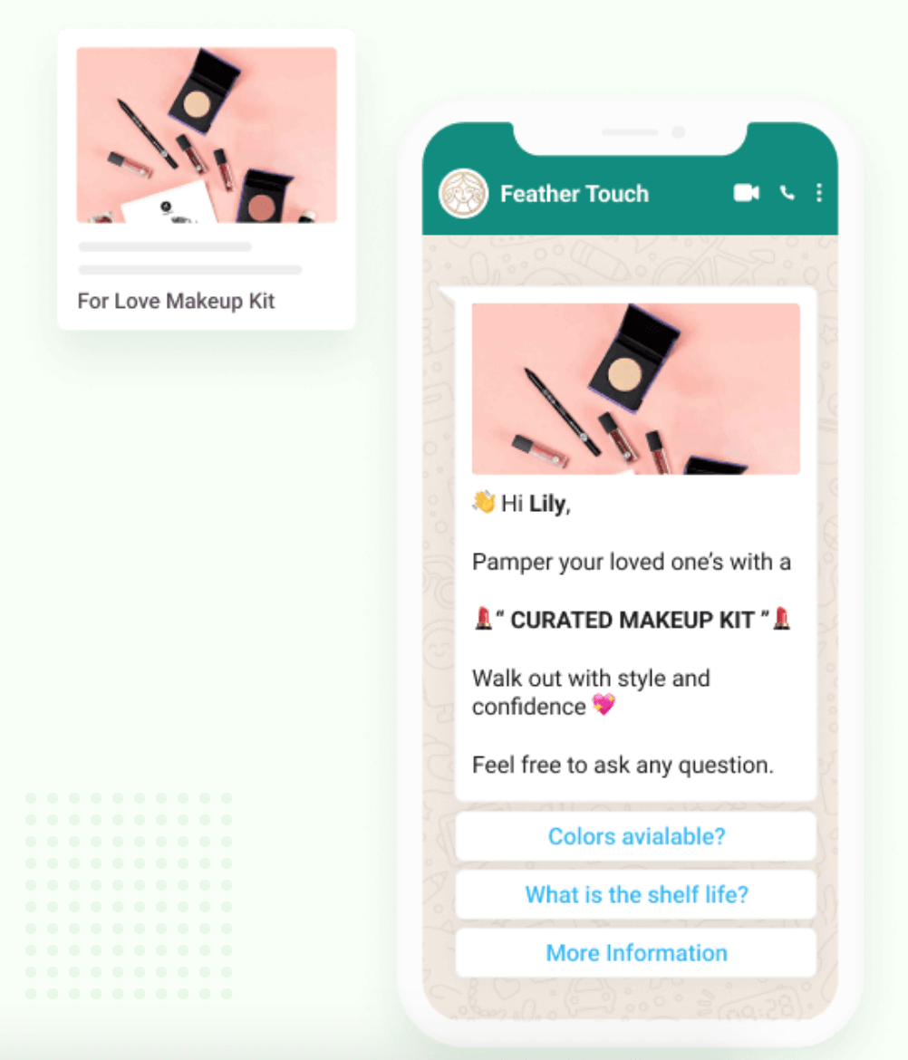 whatsapp marketing for beauty and cosmetics